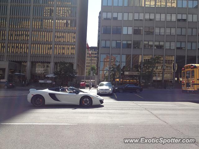 Mclaren MP4-12C spotted in Toronto, Canada