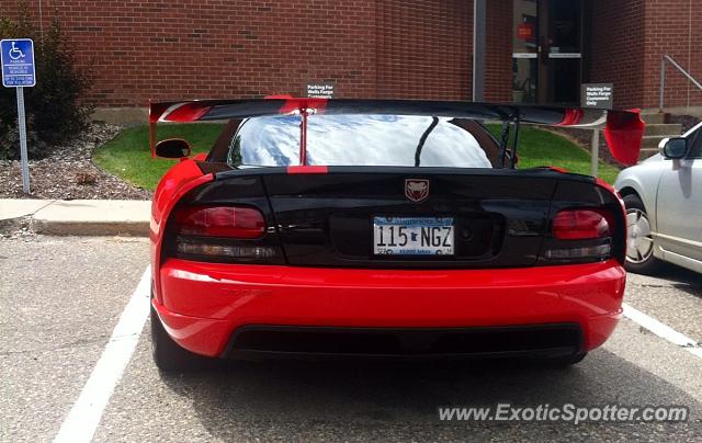 Dodge Viper spotted in Burnsville, Minnesota