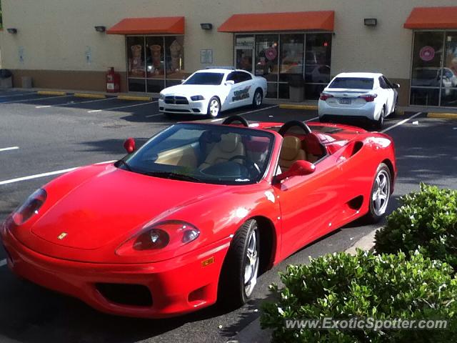 Ferrari 360 Modena spotted in Charlotte, North Carolina