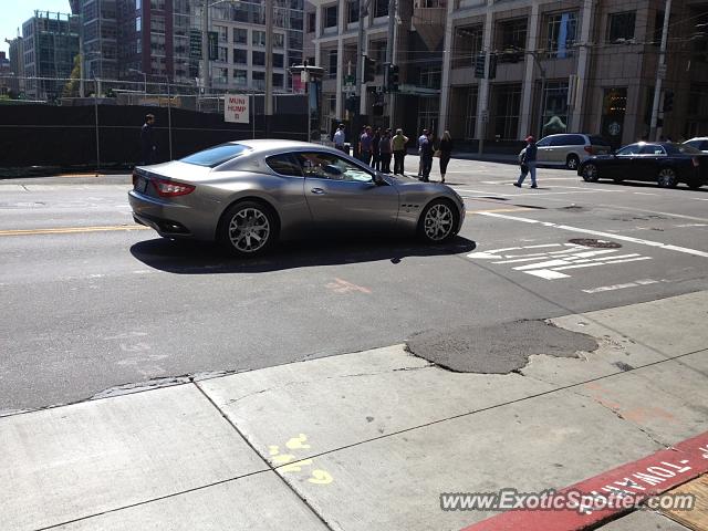 Maserati GranTurismo spotted in San Francisco, California