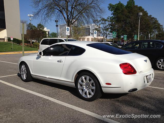 Bentley Continental spotted in Charlotte, North Carolina