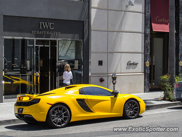 Mclaren MP4-12C spotted in Beverly Hills, California