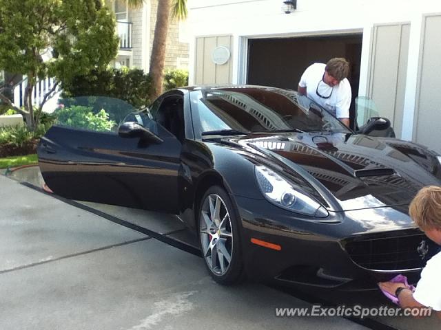 Ferrari California spotted in Wilmington, North Carolina