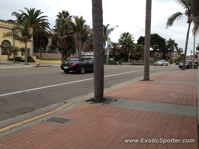 Bentley Continental spotted in La Jolla, California