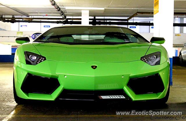 Lamborghini Aventador spotted in London, United Kingdom