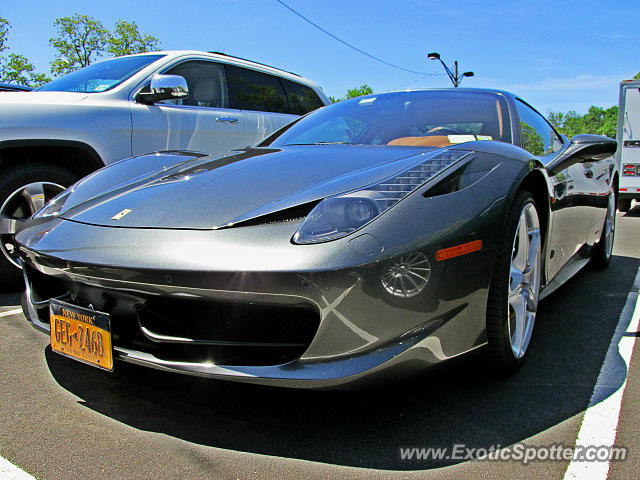 Ferrari 458 Italia spotted in Greenwich, Connecticut