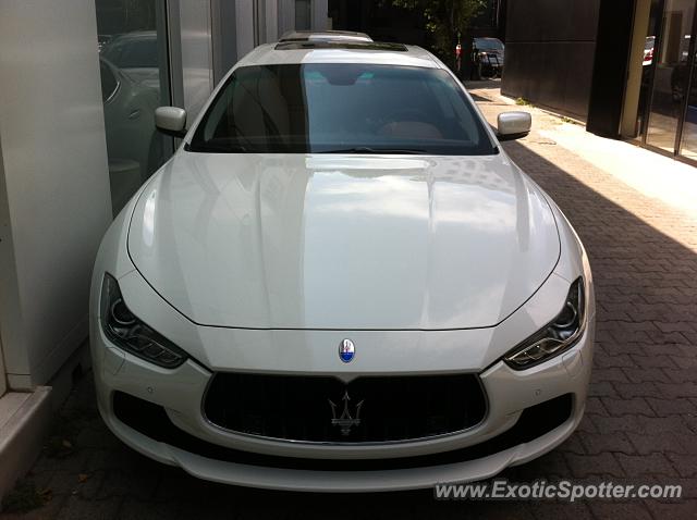 Maserati Ghibli spotted in Istanbul, Turkey