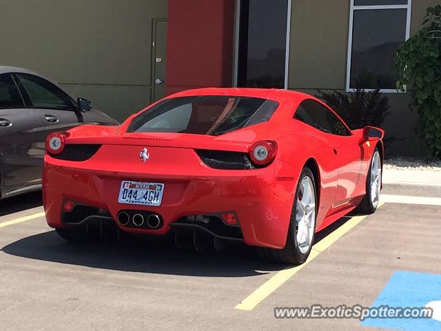 Ferrari 458 Italia spotted in American Fork, Utah