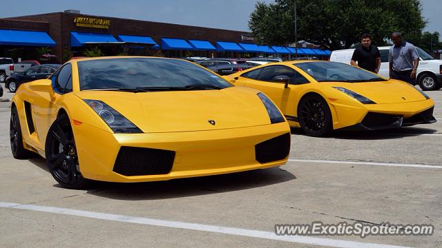 Lamborghini Gallardo spotted in Dallas, Texas