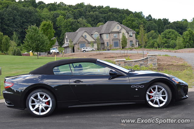 Maserati GranCabrio spotted in Victor, New York