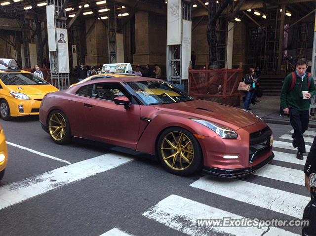 Nissan GT-R spotted in New York, New York