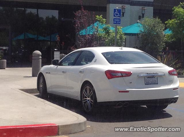 Maserati Ghibli spotted in Sacramento, California