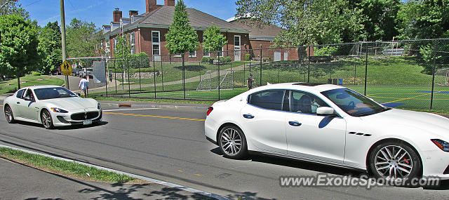 Maserati GranTurismo spotted in Greenwich, Connecticut