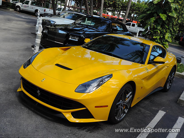 Ferrari F12 spotted in Bal Harbour, Florida