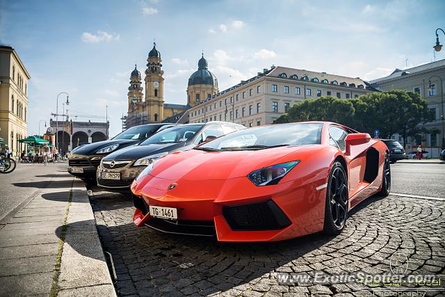 Lamborghini Aventador spotted in Munich, Germany