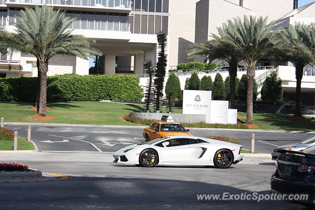 Lamborghini Aventador spotted in Bal Harbour, Florida