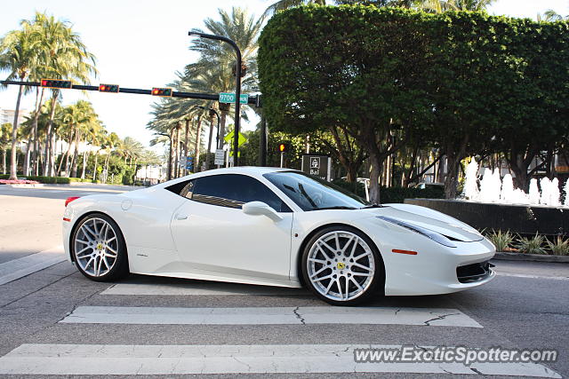 Ferrari 458 Italia spotted in Bal Harbour, Florida