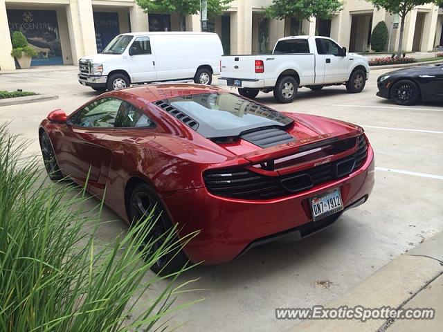 Mclaren MP4-12C spotted in Houston, Texas