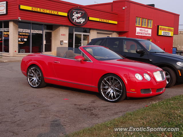 Bentley Continental spotted in Québec, Canada