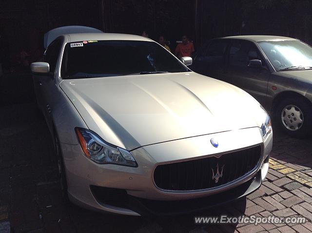 Maserati Quattroporte spotted in San Juan, Philippines