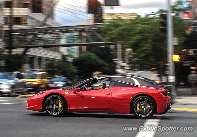 Ferrari 458 Italia spotted in Bellevue, Washington