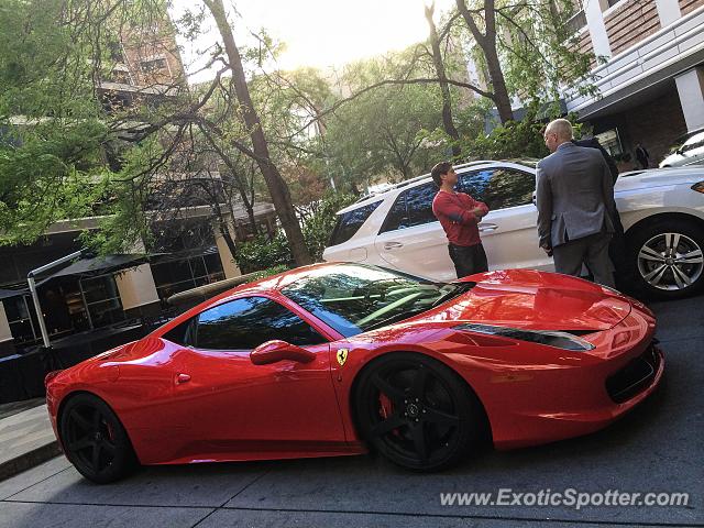 Ferrari 458 Italia spotted in Bellevue, Washington