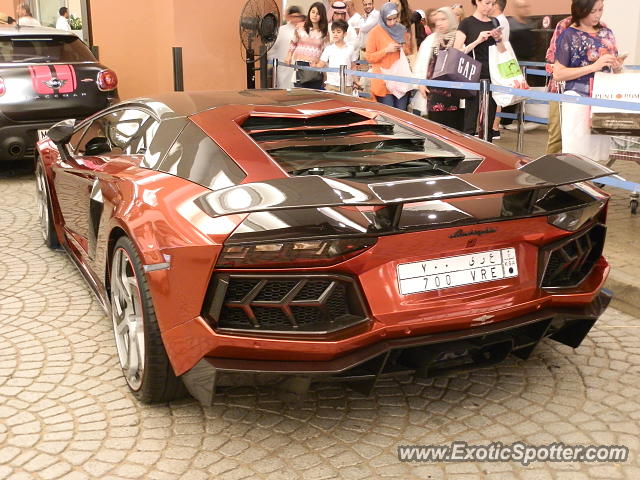 Lamborghini Aventador spotted in Dubai, United Arab Emirates