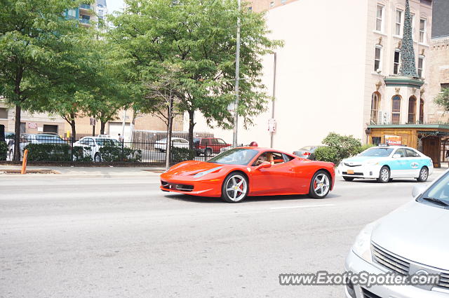 Ferrari 458 Italia spotted in Chicago, Illinois