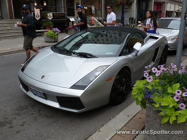 Lamborghini Gallardo spotted in Toronto, Canada