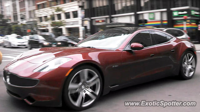 Fisker Karma spotted in Boston, Massachusetts