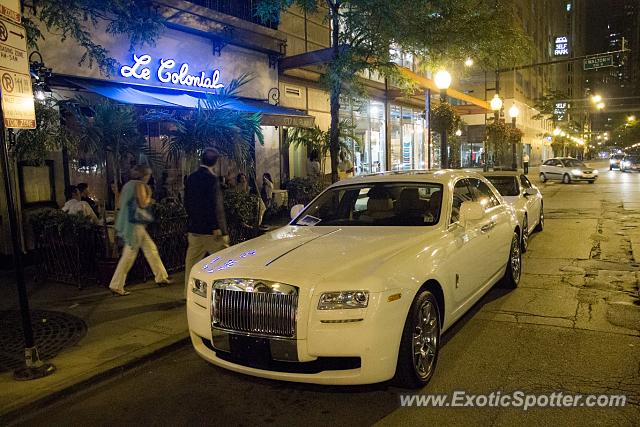 Rolls Royce Ghost spotted in Chicago, Illinois