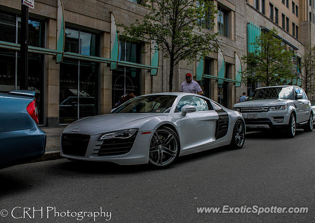 Audi R8 spotted in Boston, Massachusetts