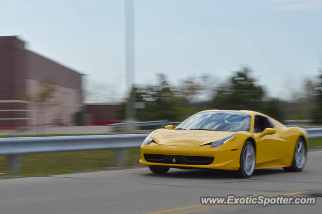 Ferrari 458 Italia spotted in Dayton, Ohio