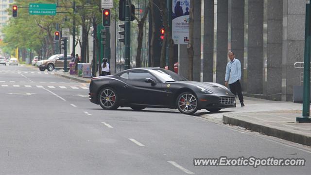 Ferrari California spotted in Taguig City, Philippines