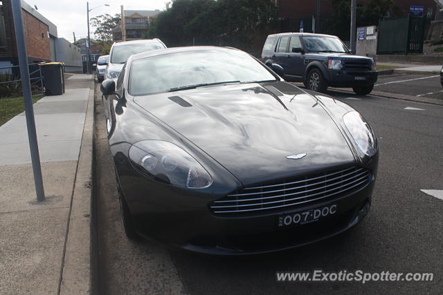 Aston Martin DB9 spotted in Sydney, Australia