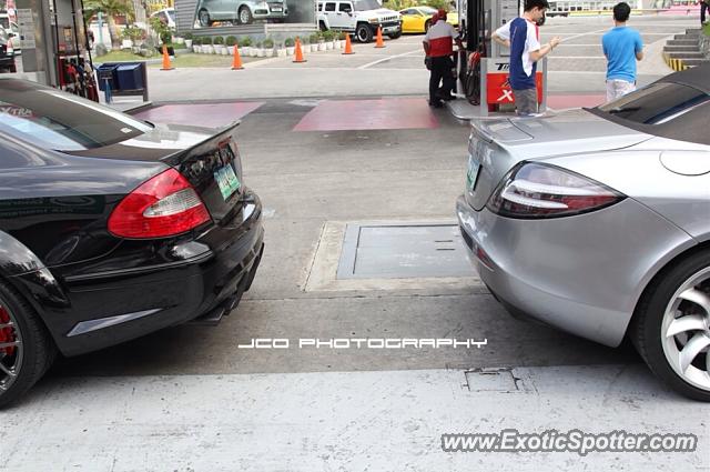 Mercedes SLR spotted in Makati City, Philippines