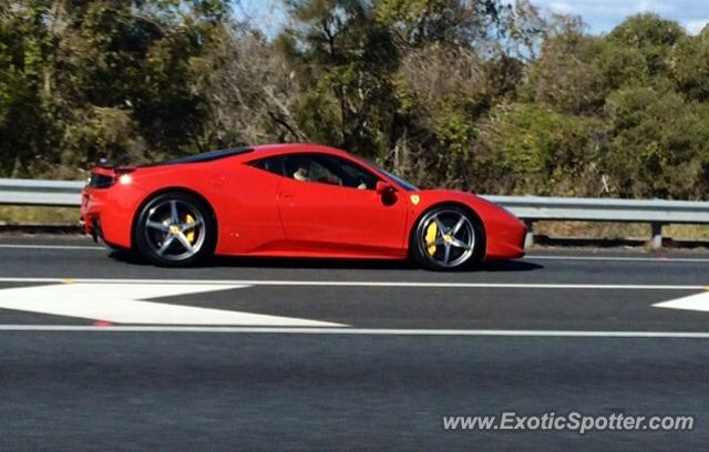 Ferrari 458 Italia spotted in Gold Coast, Australia