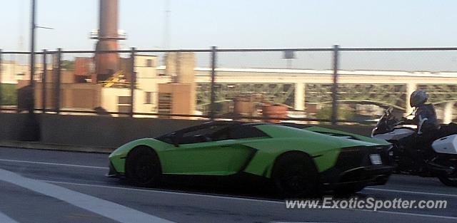 Lamborghini Aventador spotted in Cleveland, Ohio