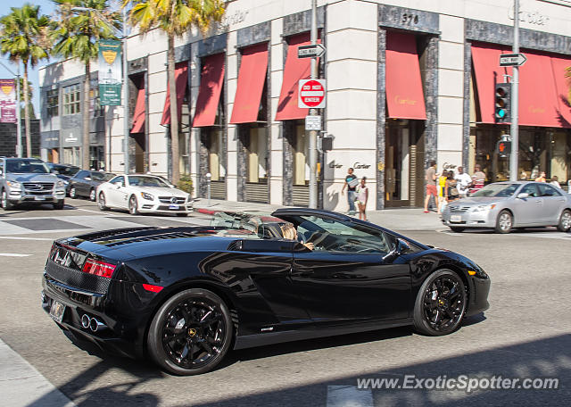 Lamborghini Gallardo spotted in Beverly Hills, California