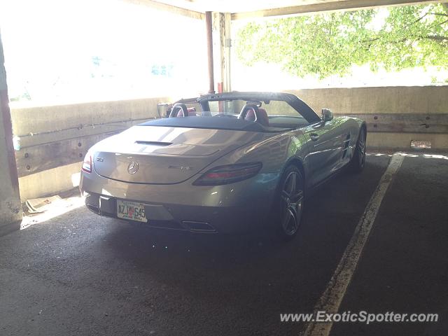 Mercedes SLS AMG spotted in Greenwich, Connecticut