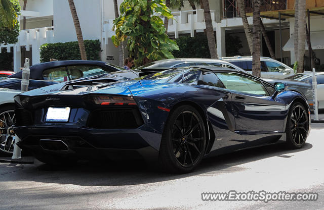 Lamborghini Aventador spotted in Bal Harbour, Florida