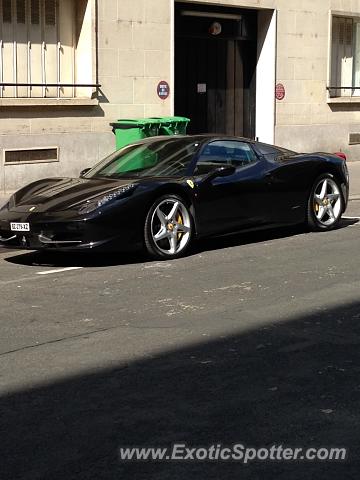 Ferrari 458 Italia spotted in Paris, France