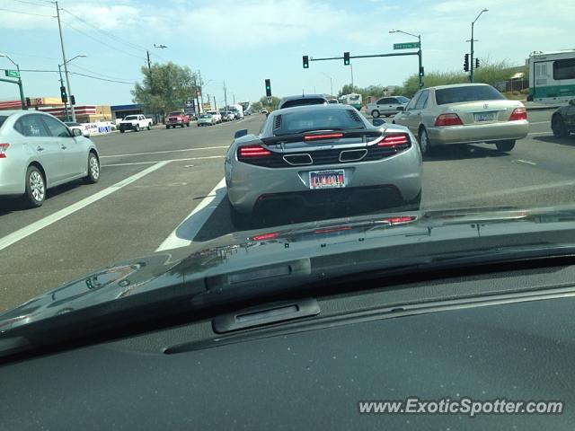 Mclaren MP4-12C spotted in Peoria, Arizona