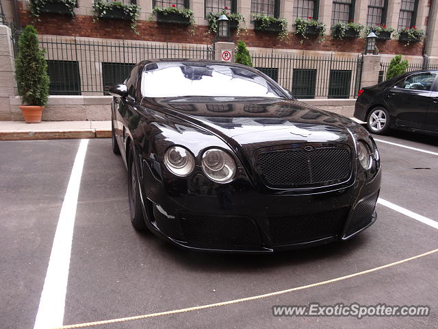 Bentley Continental spotted in Old Quebec, Canada