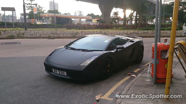 Lamborghini Gallardo spotted in Hong Kong, China