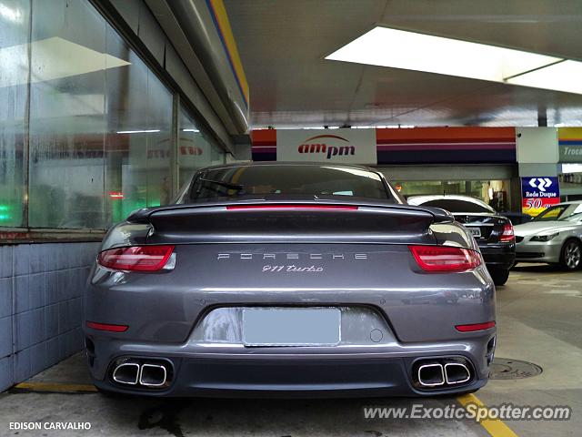 Porsche 911 Turbo spotted in São Paulo, Brazil