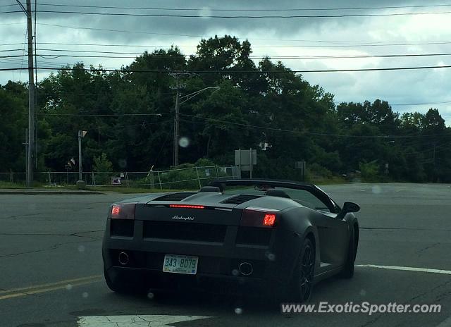 Lamborghini Gallardo spotted in Salem, New Hampshire