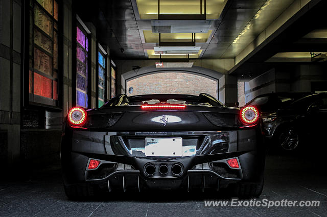 Ferrari 458 Italia spotted in Toronto, Canada