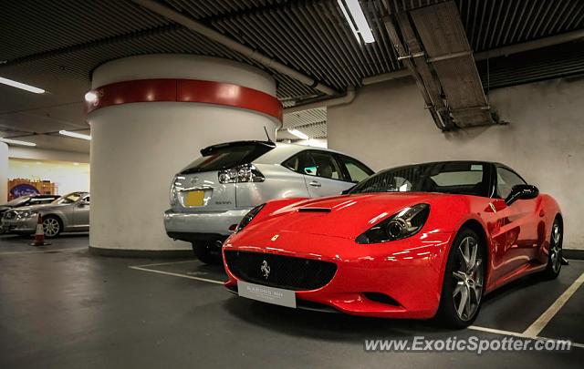 Ferrari California spotted in Hong Kong, China