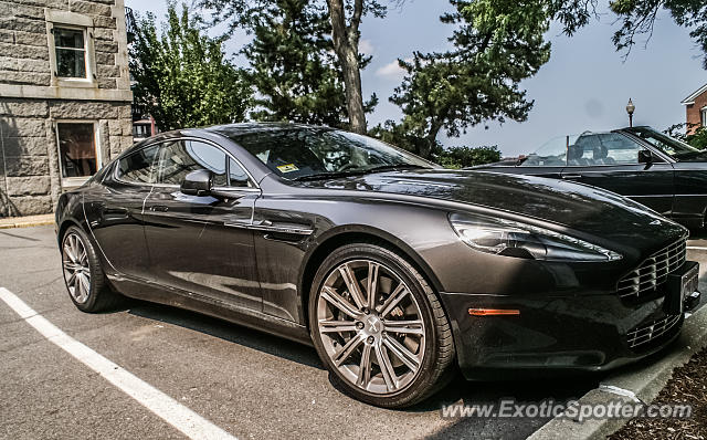 Aston Martin Rapide spotted in Boston, Massachusetts